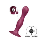 Satisfyer Double Ball-R pasunkintas dildo – 20 cm (8″) – raudonas — Nuotrauka 3