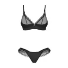 Stelisa divdaļīgs komplekts – melns – 2XL/3XL — Foto 1