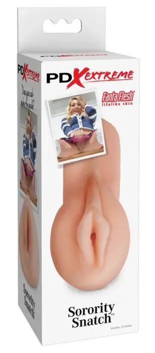 PET Sorority Snatch Light Masturbator – 13 cm (5.1″) – Skin