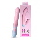 FemmeFunn FFIX Rabbit divkāršās darbības truša vibrators – 20.3 cm (8″) – rozā — Foto 5