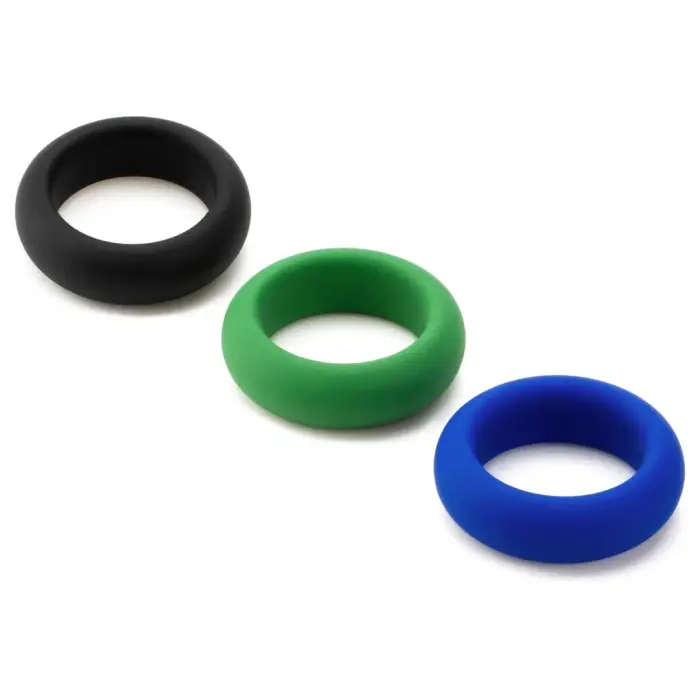 Je Joue Silicone Ring Set 3-Pack – Black