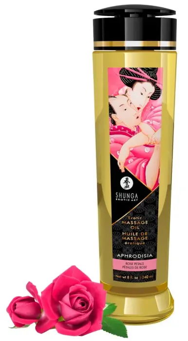 Shunga Aphrodisia Rose Erotic Massage Oil – 240 ml