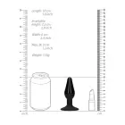 Maināms noapaļots anālais spraudņu komplekts – M – 10 cm (3.9″) – Melns — Foto 7