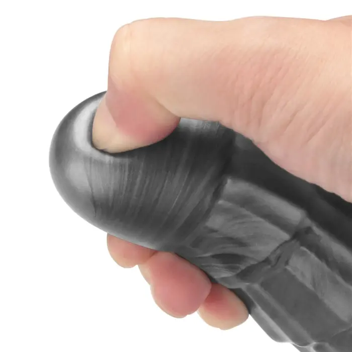 LoveToy King Sized Vibrating Vibrax Slider – anal dildo – PVC – 36.8 cm – 10 modes
