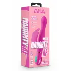ARIA Naughty AF 2.0 перезаряжаемый двухмоторный вибратор-кролик, сливовый, 20,3 см — Фото 1