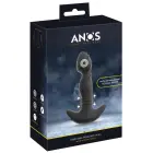 ANOS Moving Rings Anal Plug – 16.3 cm (6.4″) – Black — Photo 1