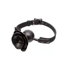 Forbidden Removable Rose Ball Gag – Black — Photo 14