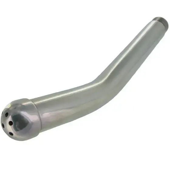 METAL HARD стальная насадка для интимного душа точка G/простата – 20,1 см