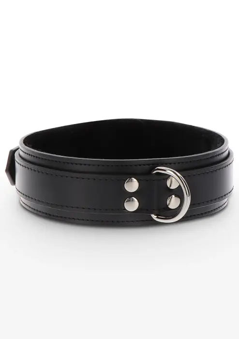 TABOOM Heavy D-Ring Collar – Black
