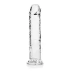 Straight Realistic Dildo with Suction Cup – 20 cm (8″) – Clear — Photo 7