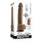 EVOLVED Full Monty – дилдо с двойной функцией толчков, вращения и вибрации – тёмный – 9 дюймов — Фото 1