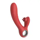 Rouge Velvet G-Spot Vibrator with Licking Function – Pink — Photo 2