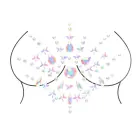 Bijoux Indiscrets Glow Chest kūno papuošalų lipdukai – šviečiantys tamsoje — Nuotrauka 1
