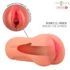 Intense Erika anatomiskā intīmā ierīce – TPE, ūdensizturīga, ar teksturētu iekšpusi — Foto 4
