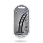 Гладкий силиконовый G-точки дилдо – 14.5 cm (6″) – Серый — Фото 1