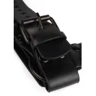 AVANZA VANTAGE 8 PU Leather Core Body Harness – Black S/M — Photo 2