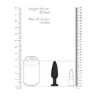 Cone-Shaped Diamond Butt Plug – Black — Photo 7