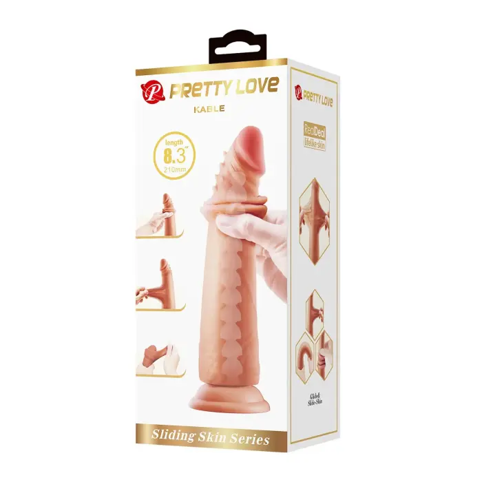 PRETTY LOVE Kable reālistisks dildo – 21 cm (8.3″)
