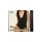 Guilty Pleasure Golden Hour Body – Datex body sügava dekolteega ja kuldse seljaosase tõmblukuga – must – Suurus: XL — Foto 1