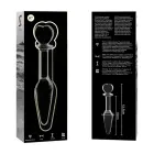Интимная стеклянная анальная пробка Ibiza Nebula Series Model 7 – 13.5 cm (5.3″) – прозрачный — Фото 5