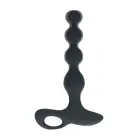 LEVELZ Beaded Vibrating Silicone Anal Device with Remote – Black — Photo 5