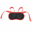 OHMAMA Black Mask with Red Trim – Adjustable Polyester Accessory — Photo 4