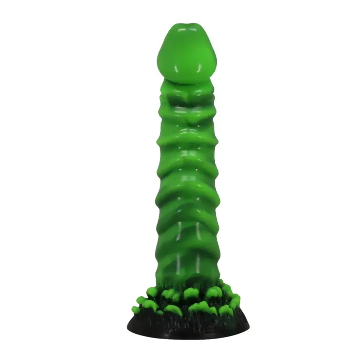 Power Monsters Manticore – 23 cm (9″) viļņots monstra silikona dildo Foto 3