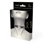 Coquette Chic Desire Vegan Leather Choker Double Ring Black 400mm — Photo 5