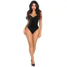 Sequin Boned Bodysuit – Black – L — Photo 3