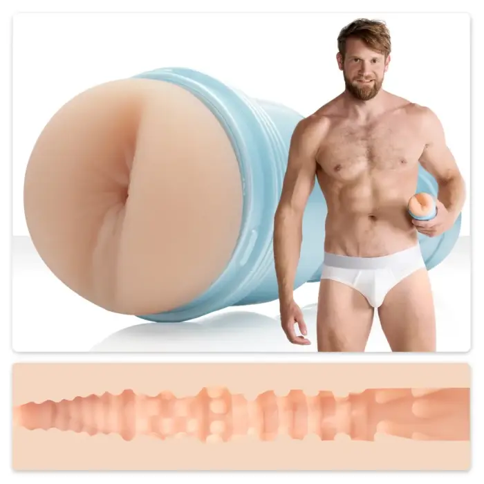 Fleshjack Boys Colby Keller Lumberjack Blue Masturbator – 25 cm (9.8″)