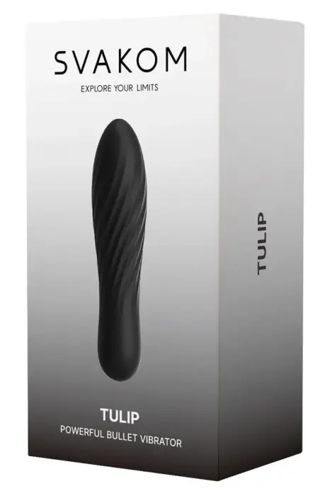 SVAKOM Tulip вибропуля – 10.6 cm (4.2″) – черный