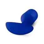 b-Vibe Snug Plug 4 анальная пробка – 14 см – Синий — Фото 3