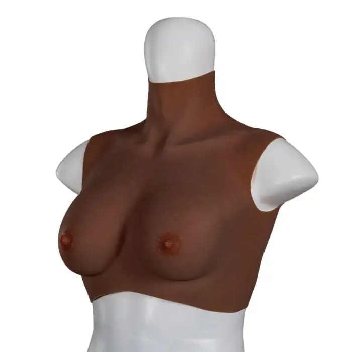 XX-DreamsToys Ultra Realistic Breast Form – Black – Size S