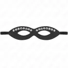 KINK Eye Mask with Mini Rivets Model 1 Black 20.5x5.5cm Adjustable Strap — Photo 1