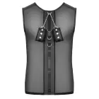 Svenjoyment Bondage Mesh Shirt with Handcuffs – Black – S — Photo 8