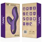 Womanvibe Donna dubultais motors vibrators – 18.8 cm (7.4″) – violets — Foto 6