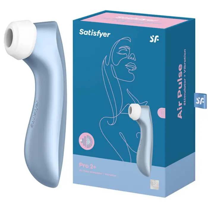 Satisfyer Pro 2+ воздушно-импульсный стимулятор – синий