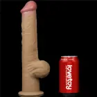 Love Toy Dual-Layered Silicone Handle Dildo – 31.7 cm (12.5″) – Skin — Photo 14