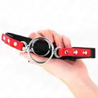 KINK Adjustable Silicone & Metal O-Ring Gag – Red — Photo 3