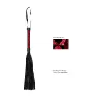Ouch! – mākslīgās ādas flogeris – bordo – 38,5 cm — Foto 3