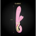 Gvibe Grabbit кролик-вибратор – 18 см – розовый — Фото 3