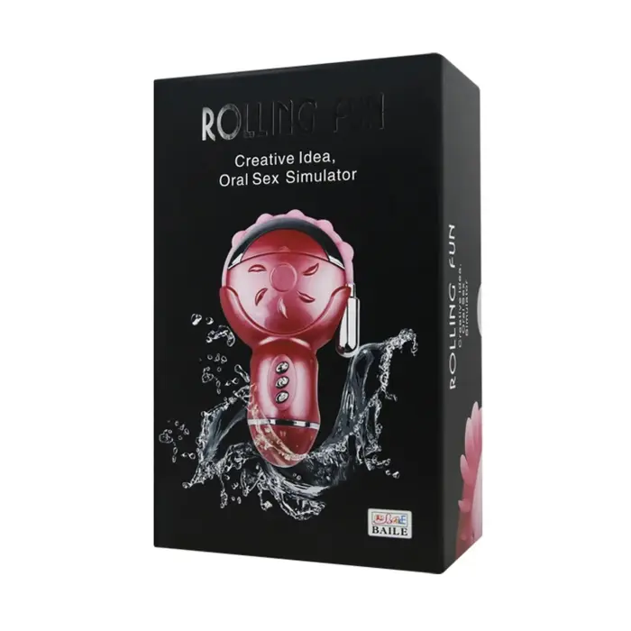 BAILE Rolling Fun II elastīgs vibrators – 18 cm (7″) – rozā Foto 9