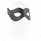 KINK Leatherette Mask with Rivets Model 1 – Black – 26x8 cm — Photo 2