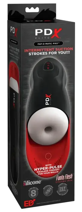 PDX Elite Fap-O-Matic Pro Masturbator – Black