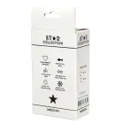 Star Collection - lilla silikoonist anaaltapp M – 10-15 cm – läbipaistva kiviga — Foto 2