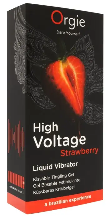 Orgie High Voltage клубничный стимулирующий гель – 15 мл