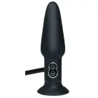 True Black Vibrating Anal Plug – 17 cm (6.7″) — Photo 3