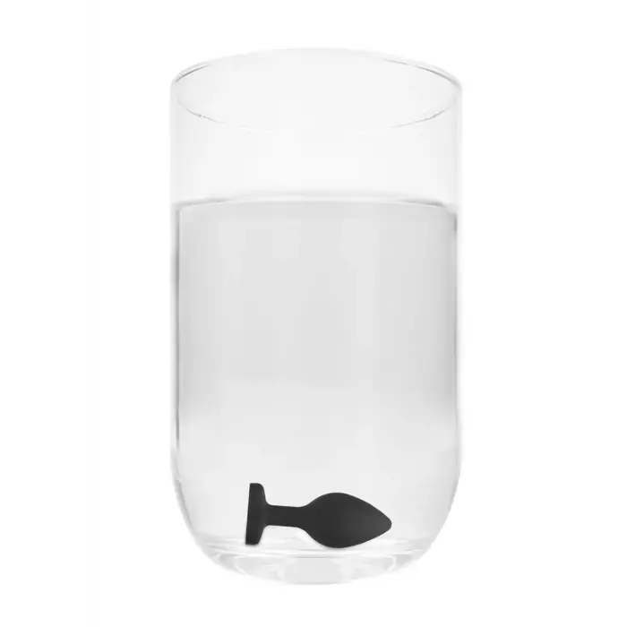 Dimanta sirds anālais spraudnis – L – Melns Foto 6