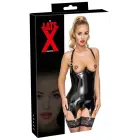 Latex Strapshemd Open Cup Cami Suspender – Black – L — Photo 1