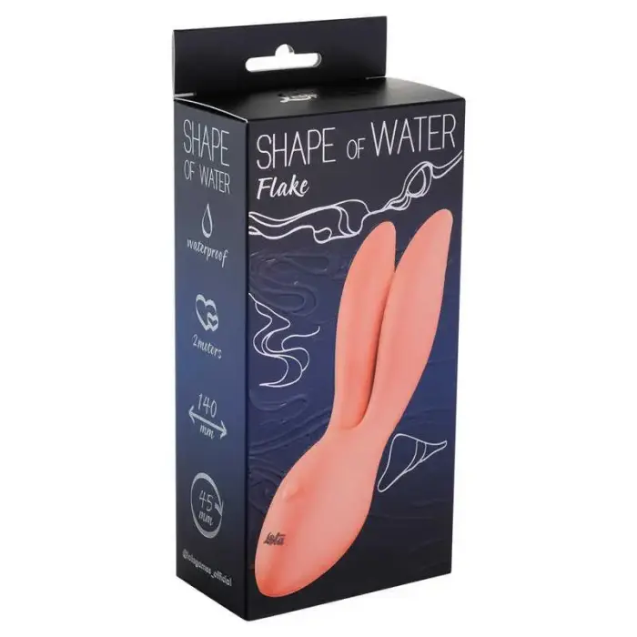Lola Games Shape of Water Flake Mini Vibrator – 15 cm (6″) – Pink